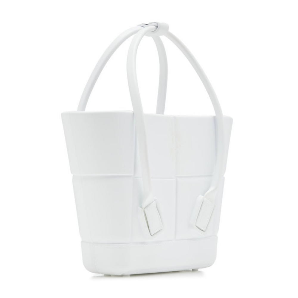 Bottega Veneta Mini Arco, White Handbag